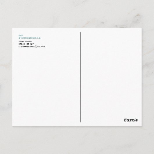 Ballet en theater briefkaart (Achterkant)