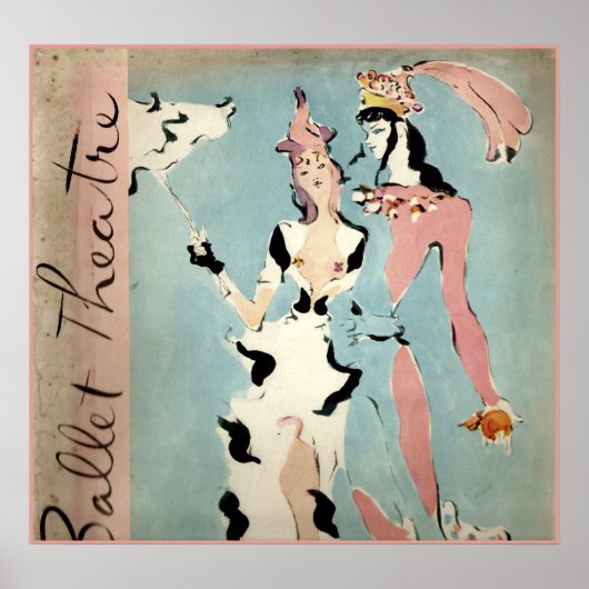 Ballet en theater poster (Voorkant)