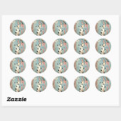 Ballet en theater ronde sticker (Vel)