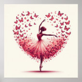Ballet en Vlinders Poster (Voorkant)