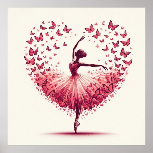 Ballet en Vlinders Poster (Voorkant)