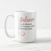 Ballet Enso Balance is Choosing Centre Left Handed Koffiemok (Links)