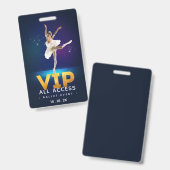 Ballet evenement VIP All Access Pas Badge (Voor- en achterkant)
