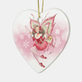 Ballet Fairy Holiday Ornament - Heart (Links)