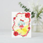 ballet feestdagenkaart (Staand voorkant)