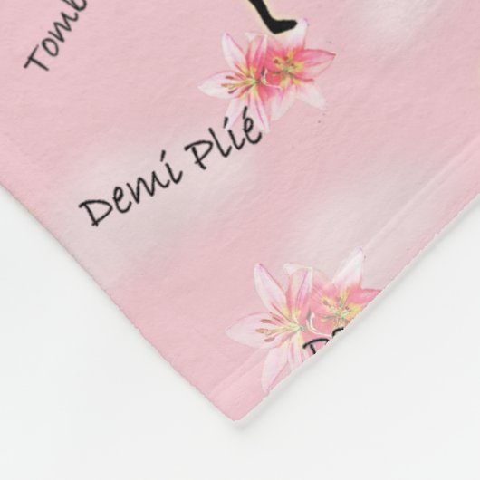 ballet fleece deken (Hoek)