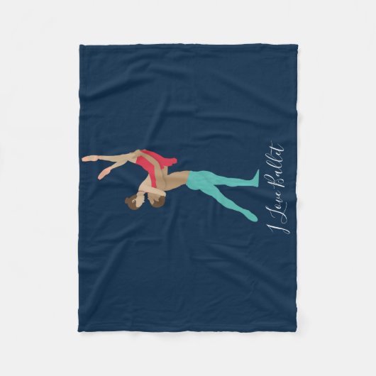 ballet fleece deken (Voorkant)