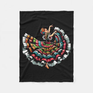 Ballet Folklorico-danser Mexico Traditioneel Fleece Deken
