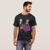 Ballet Folklorico Skelet Sugar Skull Dia De Los T-shirt (Voorkant volledig)