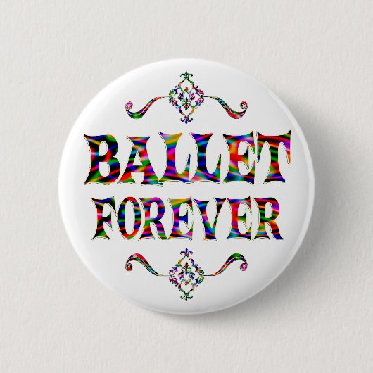 Ballet Forever Ronde Button 5,7 Cm (Voorkant)
