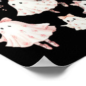 Ballet Ghost Ballet Dancer Spooky Dance Teacher Ha Poster (Hoek)