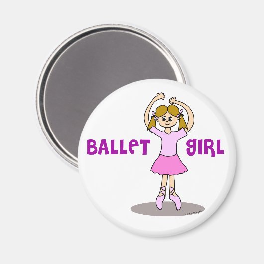 Ballet Girl Magnet (Voorkant / Achterkant)