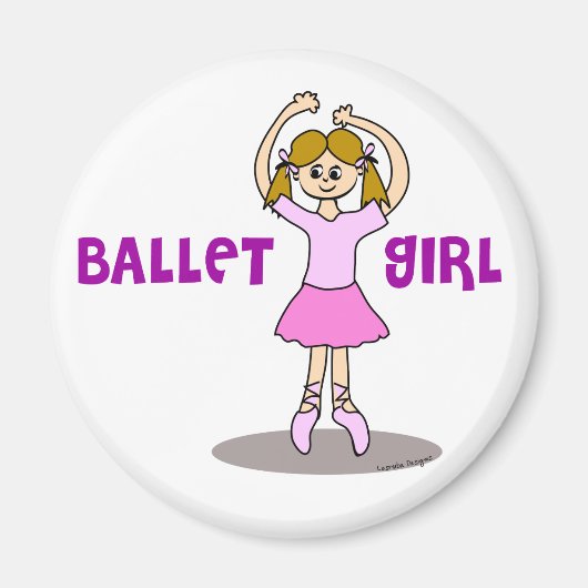 Ballet Girl Magnet (Voorkant)