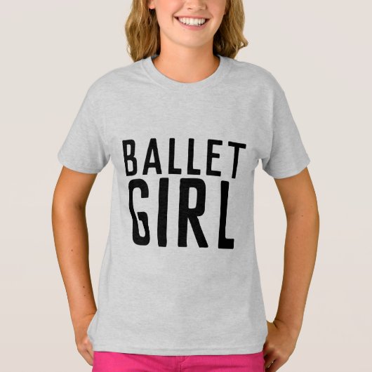 BALLET GIRL T-SHIRL T-SHIRT (Voorkant)