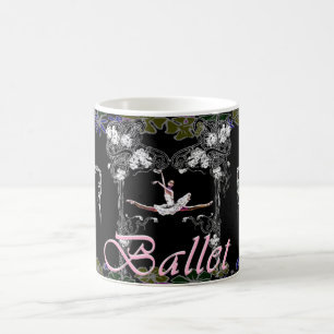 Ballet Grande Jete in Flowered Arch Mok