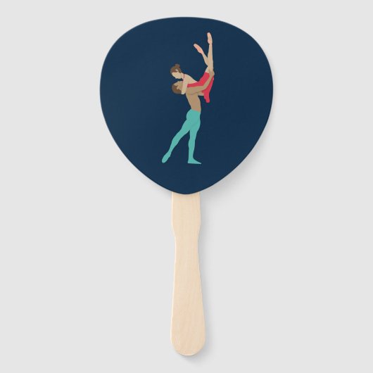 ballet handwaaier (Achterkant)