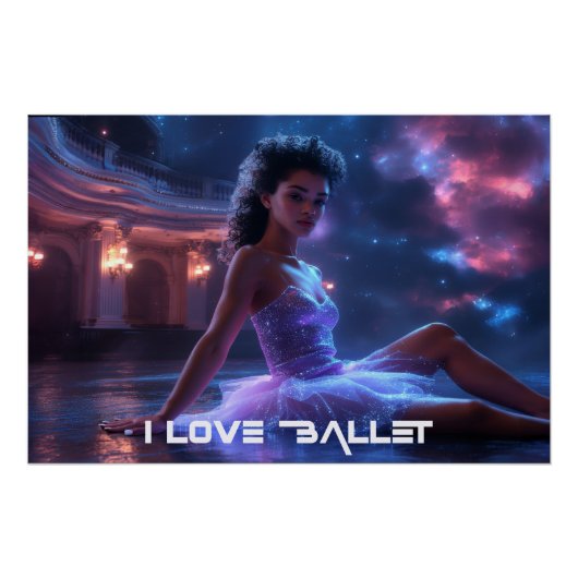 BALLET - I LOVE BALLET PERFECT POSTER (Voorkant)
