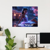 BALLET - I LOVE BALLET POSTER (Thuiskantoor)