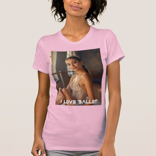 BALLET - I LOVE BALLET T-SHIRT (Voorkant)