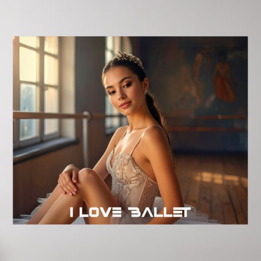BALLET - IK HOU VAN BALLET POSTER (Voorkant)