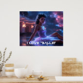 BALLET - IK HOU VAN BALLET POSTER (Keuken)