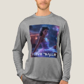 BALLET - IK HOU VAN BALLET Tri-Blend SHIRT (Voorkant volledig)
