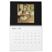Ballet in Art, Dance Calendar, Degas, Renoir Kalender (Feb 2026)
