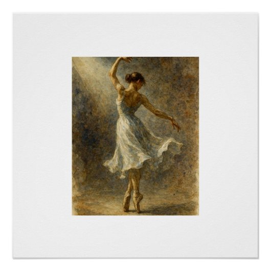 Ballet in beweging,  perfect poster (Voorkant)
