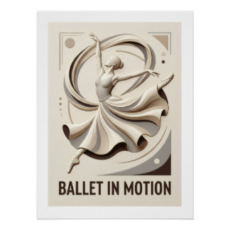 Ballet in Beweging Perfect Poster