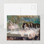 Ballet in de opera Parijs door Edgar Degas Briefkaart (Voorkant / Achterkant)