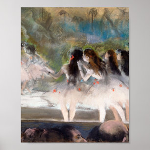 Ballet in de opera Parijs door Edgar Degas Poster