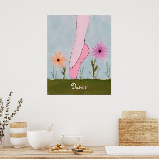 Ballet in Flowers  Poster Print (Keuken)
