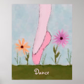 Ballet in Flowers  Poster Print (Voorkant)