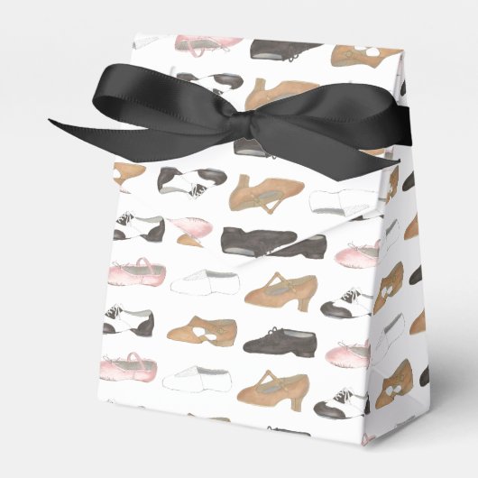 Ballet Jazz Tap Lyrische Acro Karakter Dance Schoe Bedankdoosjes (Voorkant Zijde)