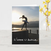 ballet kaart 1 (Gele Bloem)