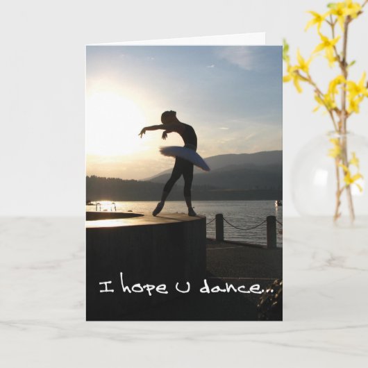 ballet kaart 1 (Gele Bloem)