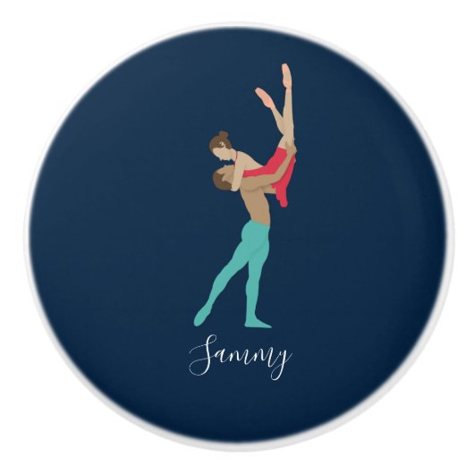 ballet keramische knop (Voorkant)