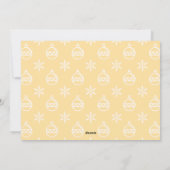 Ballet Kerstvakantie Groet Feestdagenkaart (Achterkant)