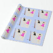 Ballet Klasse Vrouwen Dansen Cadeaupapier (Uitgerold)