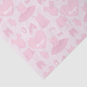 Ballet kleding tissuepapier - roze achtergrond (Detail)