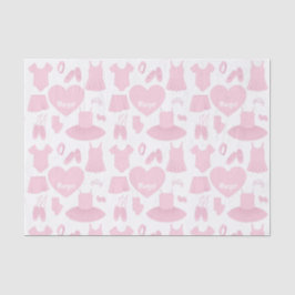 Ballet kleding tissuepapier - witte achtergrond