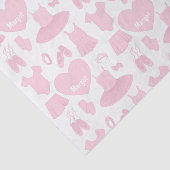 Ballet kleding tissuepapier - witte achtergrond (Detail)