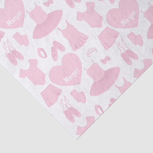 Ballet kleding tissuepapier - witte achtergrond (Detail)