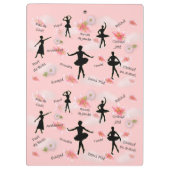 ballet klembord (Achterkant)