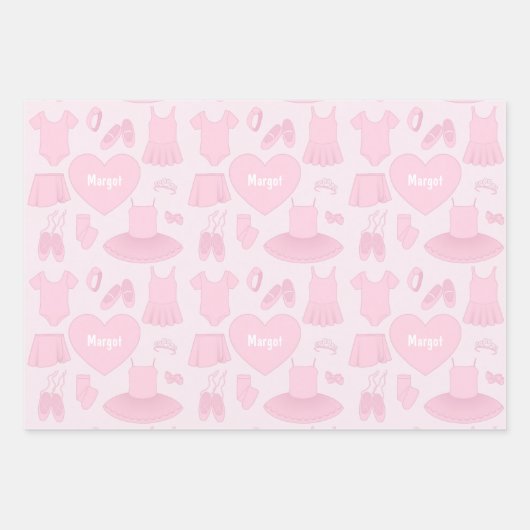 Ballet kleren wikkelen papier blad set inpakpapier vel (Voorkant 2)