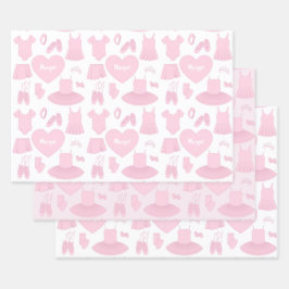 Ballet kleren wikkelen papier blad set inpakpapier vel