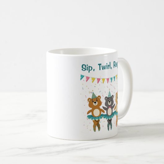 ballet koffiemok (Voorkant rechts)