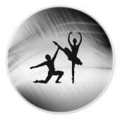 Ballet Koppel Dans Keramische Knop (Voorkant)