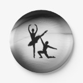 Ballet Koppel Dans Papieren Bordje (Voorkant)