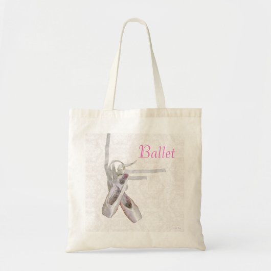 Ballet & Lace Budget Canvas Tas (Voorkant)